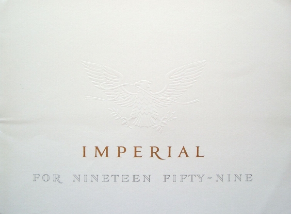 Chrysler Imperial Modelprogram 1959 Carbrochure with original envelope (4014)